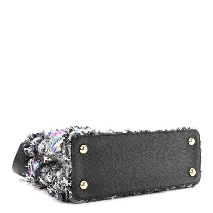 Louis Vuitton Tweed Calfskin Capucines MM Multicolor 4 of 10