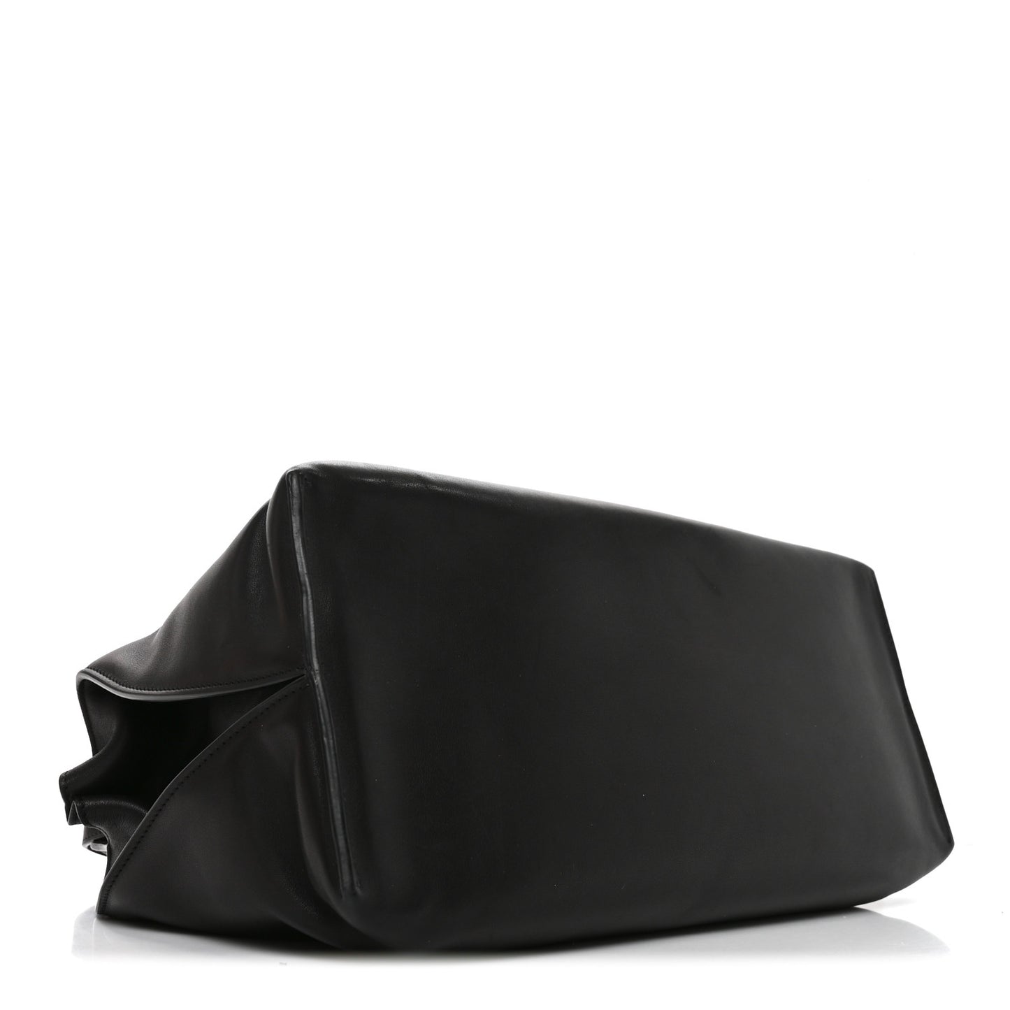 Saddle Calfskin Sienna Shoulder Bag Black