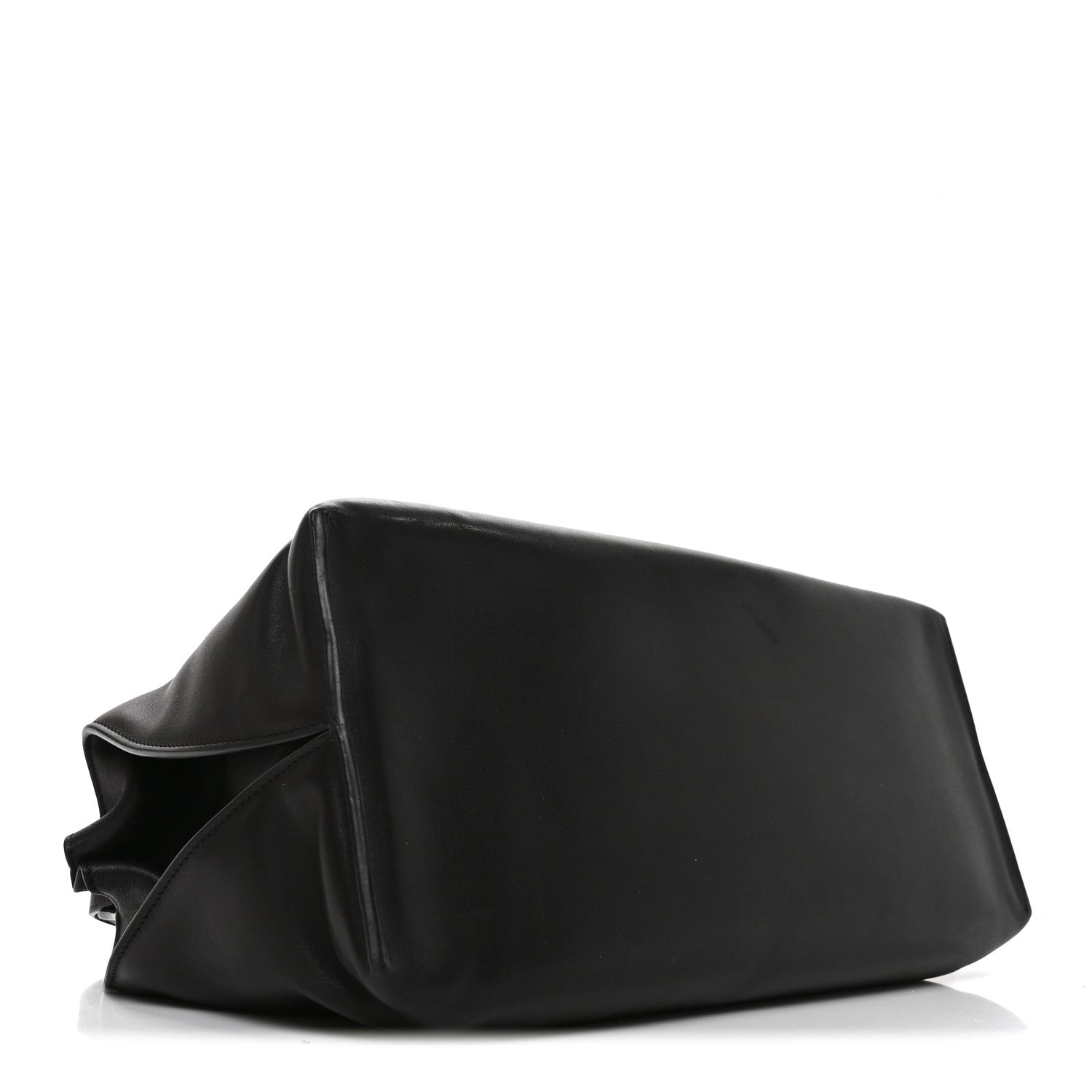The Row Saddle Calfskin Sienna Shoulder Bag Black 4 of 9