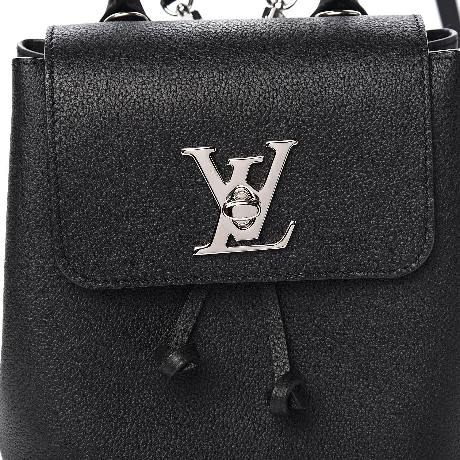 Louis Vuitton Calfskin Lockme Backpack Black 11 of 11
