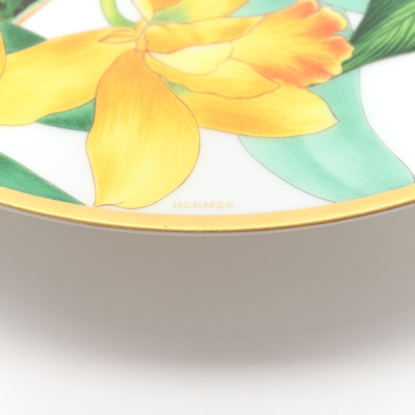 Porcelain Passifolia Tea Cup And Saucer