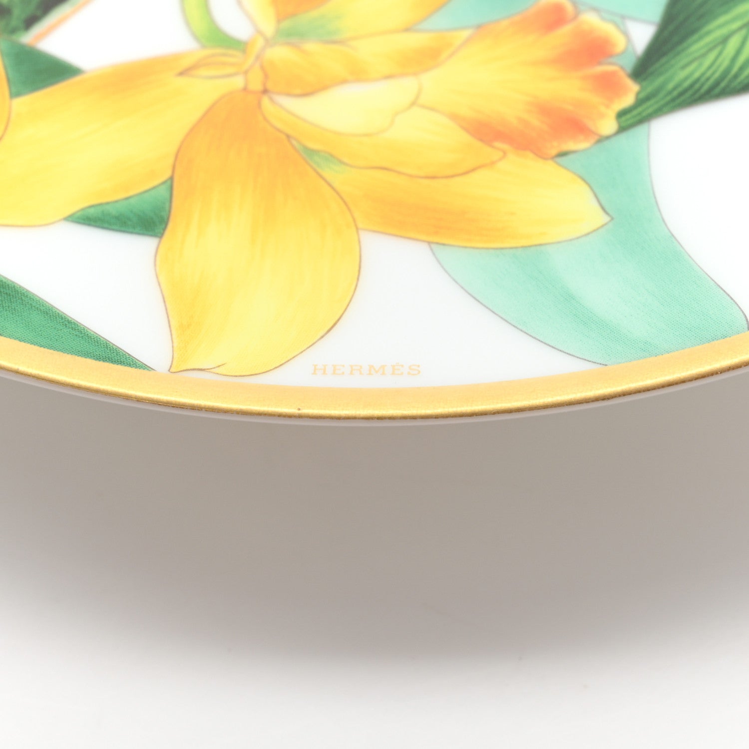 Hermes Porcelain Passifolia Tea Cup And Saucer 11 of 11