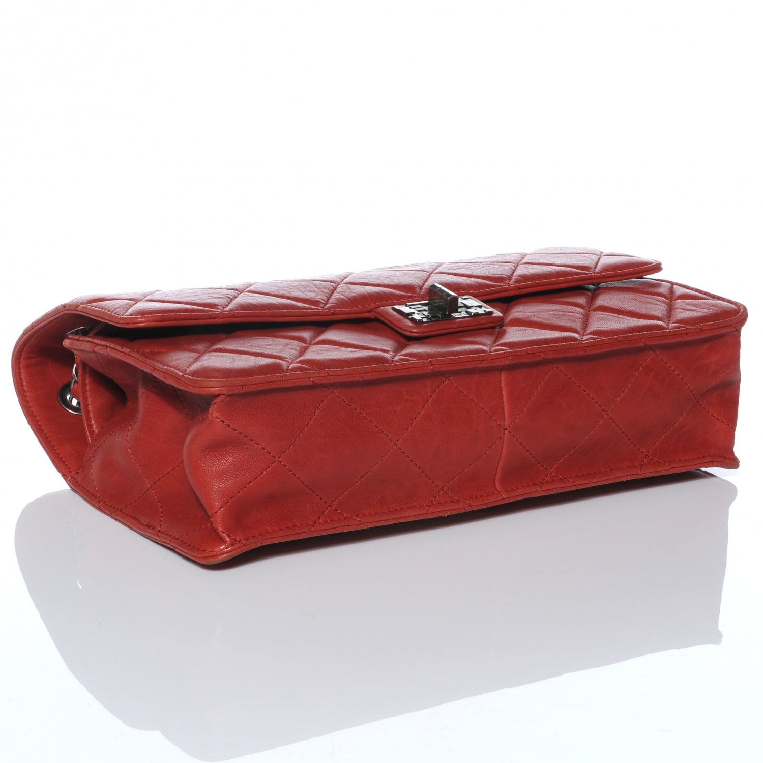 Chanel Lambskin Take Away Flap Bag Red 4 of 7