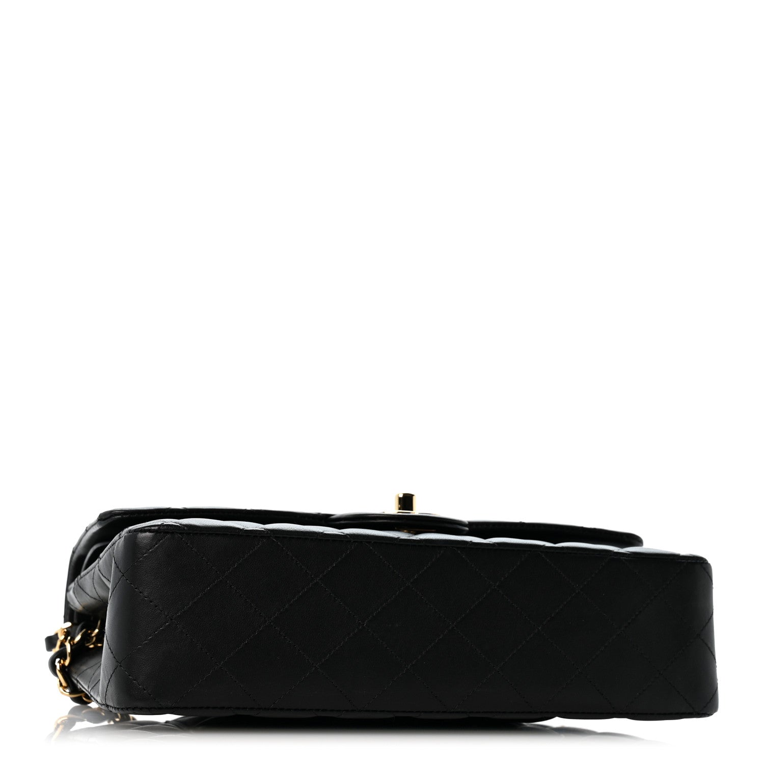 Chanel Lambskin Quilted Medium Double Flap Black 3 of 10