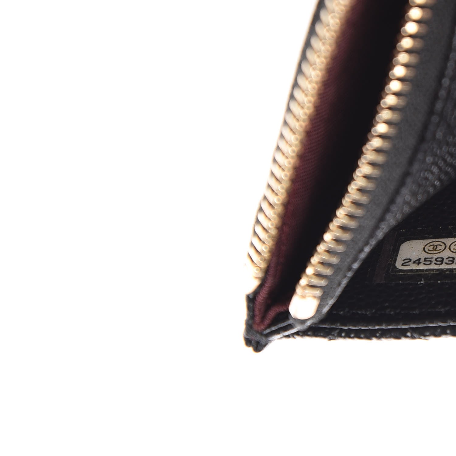 Chanel Caviar Quilted Classic Zip Pouch Black 7 of 8