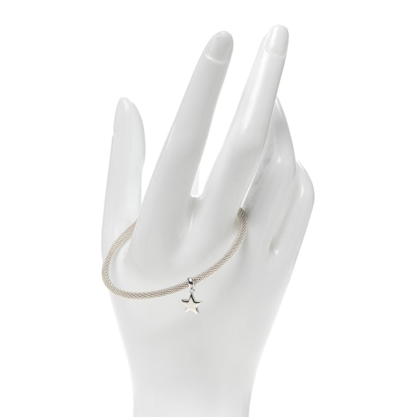 Sterling Silver Somerset Star Charm Cuff Bracelet