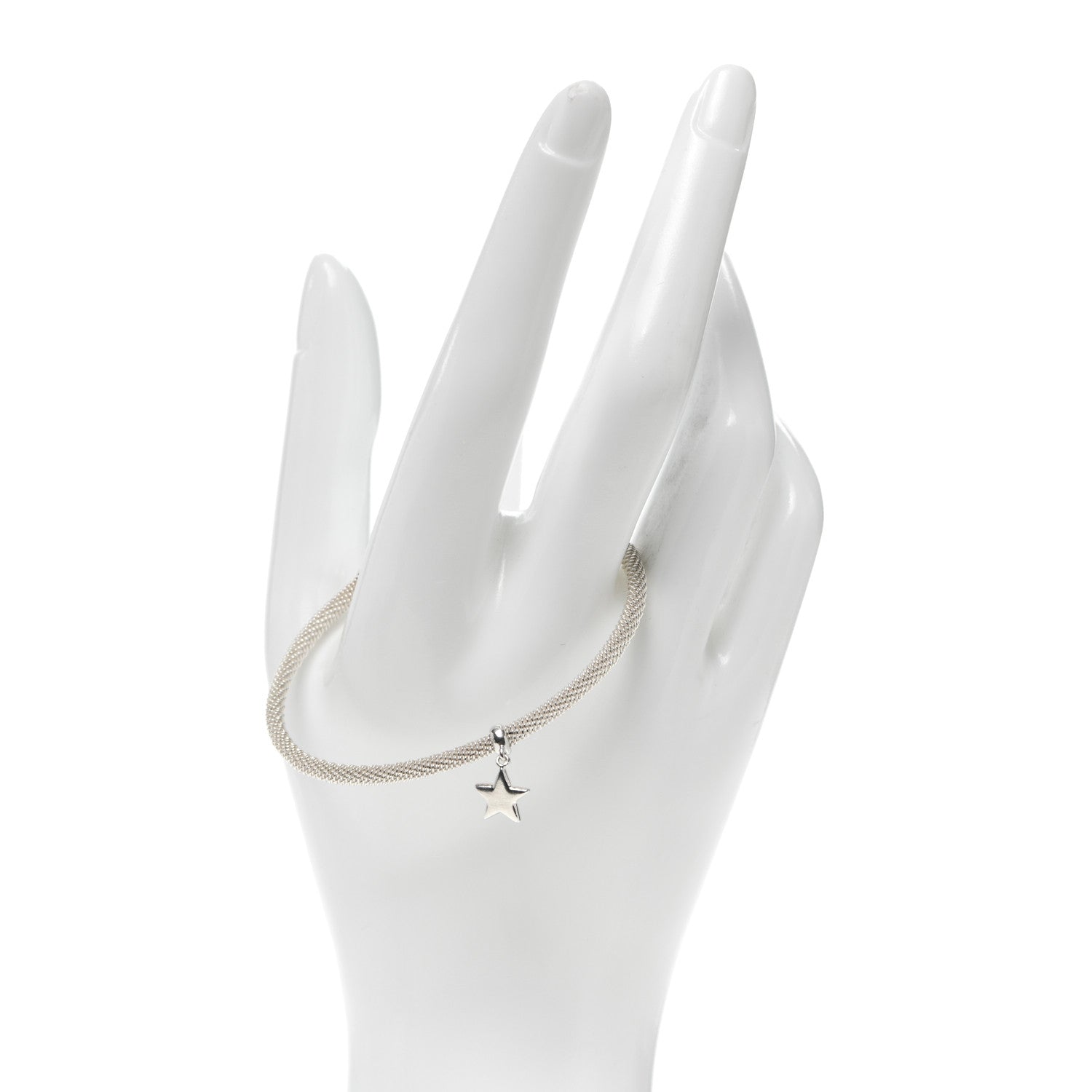 Tiffany Sterling Silver Somerset Star Charm Cuff Bracelet 2 of 3