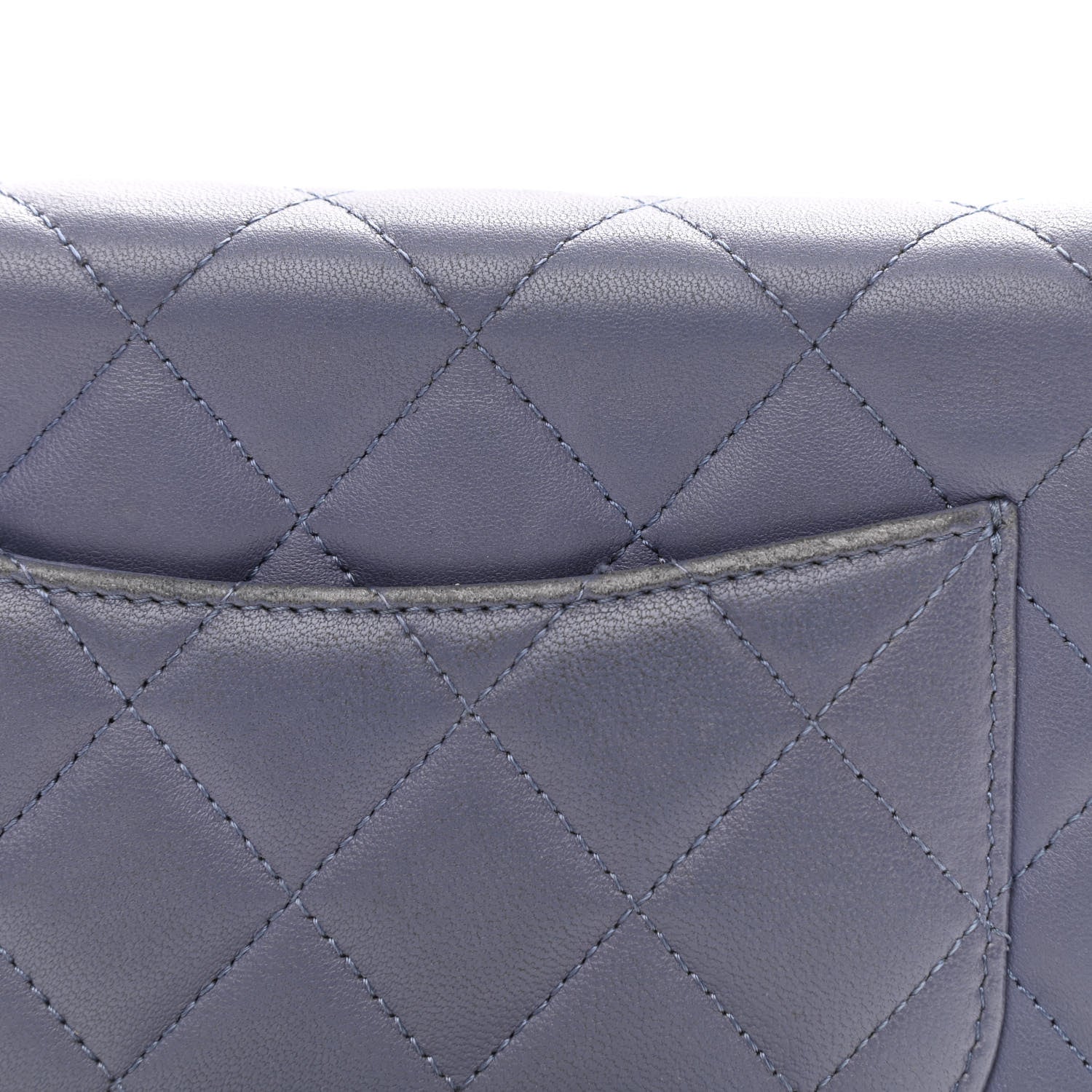 Chanel Lambskin Quilted Wallet On Chain WOC Lavender 12 of 15