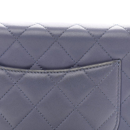 Chanel Lambskin Quilted Wallet On Chain WOC Lavender 12 of 15