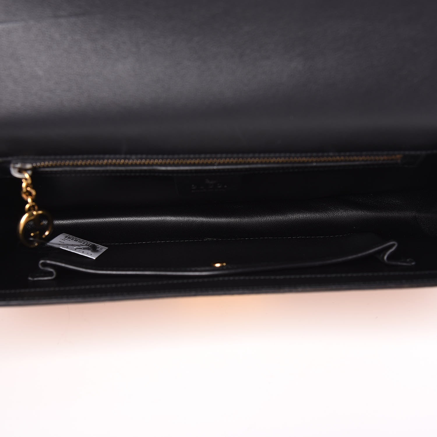Gucci Metallic Crackled Calfskin 58 Clutch Fawn 5 of 9
