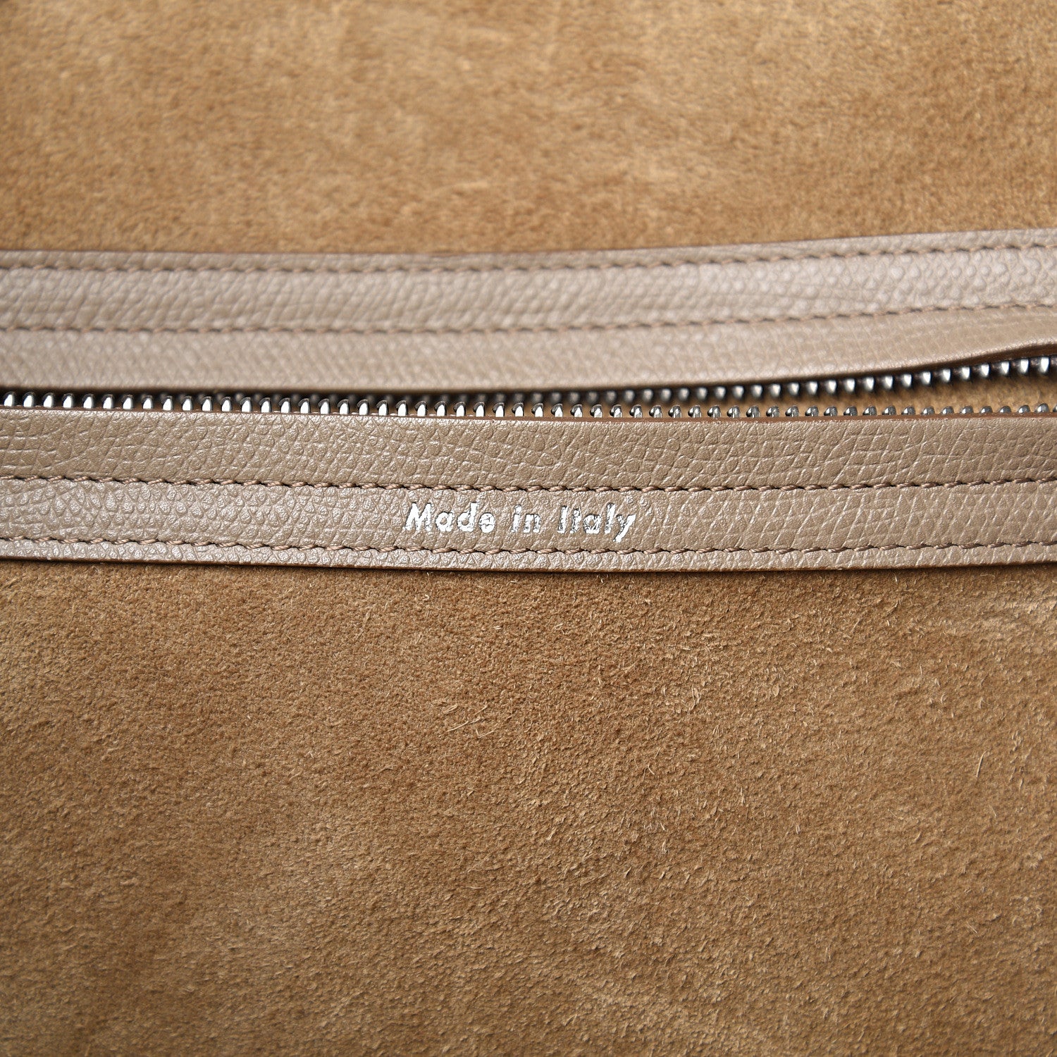 Celine Grained Calfskin Medium Phantom Luggage Taupe 5 of 12