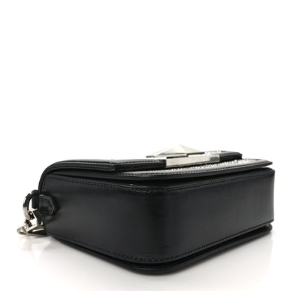 Jimmy Choo Calfskin Crystal Diamond Crossbody Black 4 of 11