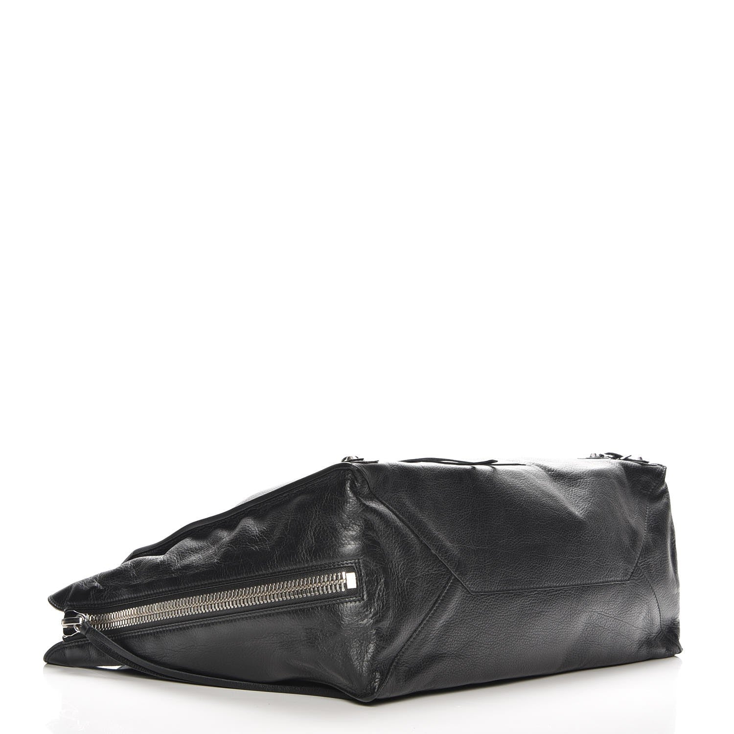 Balenciaga Supple Calfskin Papier A4 Zip Around Tote Black 4 of 7