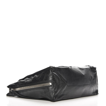 Balenciaga Supple Calfskin Papier A4 Zip Around Tote Black 4 of 7