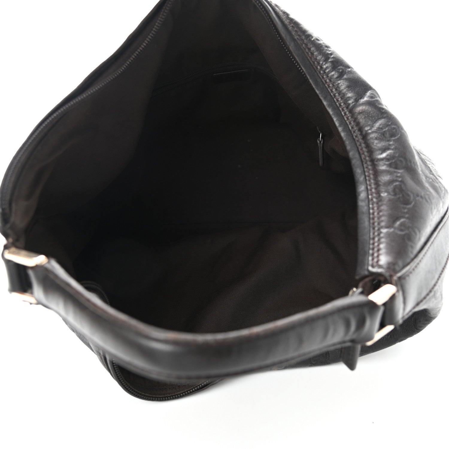 Gucci Guccissima Large Hobo Dark Brown 5 of 13