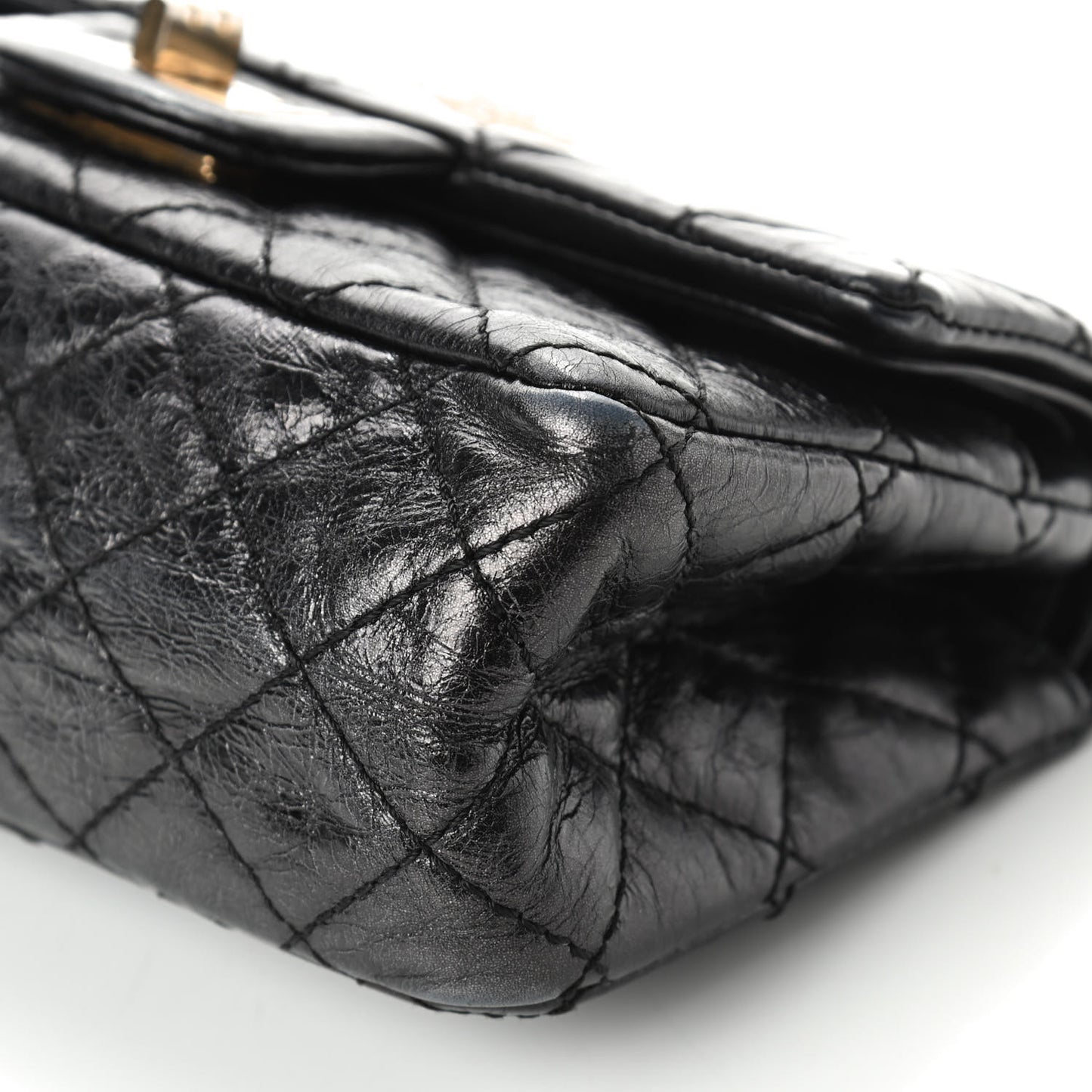 Quilted 2.55 Reissue 224 Flap Black
