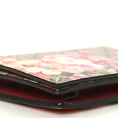 Gucci GG Supreme Monogram Blooms Chain Wallet Beige Multicolor Dry Rose 7 of 8