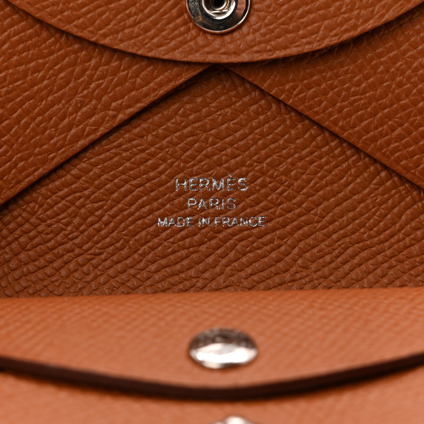 Epsom Calvi Duo Card Case Gold