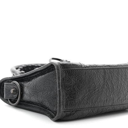 Balenciaga Agneau Arena Classic Hardware Le City Mini  Black 9 of 11
