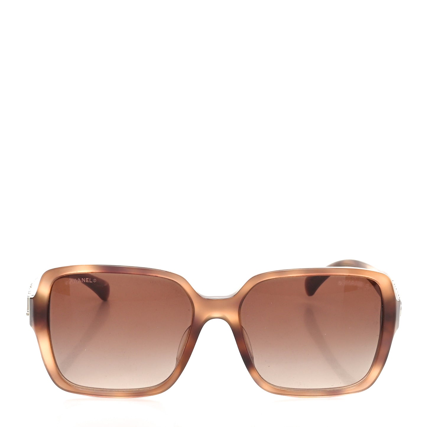 Acetate Polarized Square Sunglasses 5408-A Brown