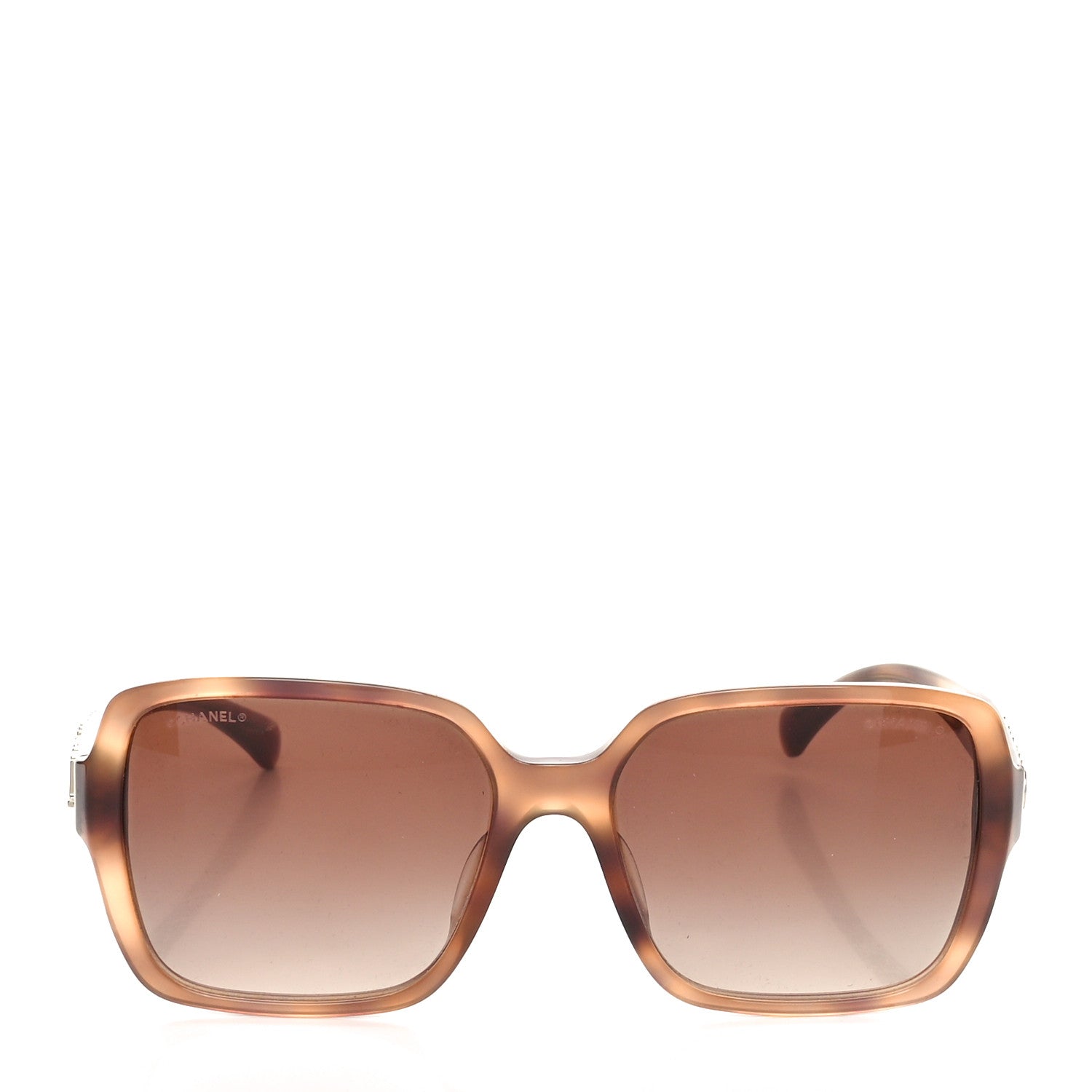 Chanel Acetate Polarized Square Sunglasses 5408-A Brown 2 of 7