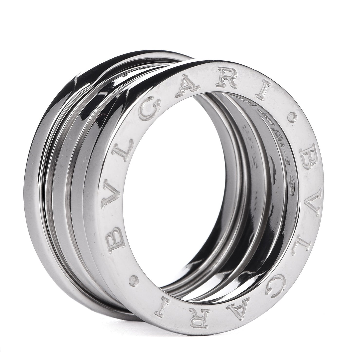 18K White Gold B.Zero1 Four-Band Ring 54 6.75