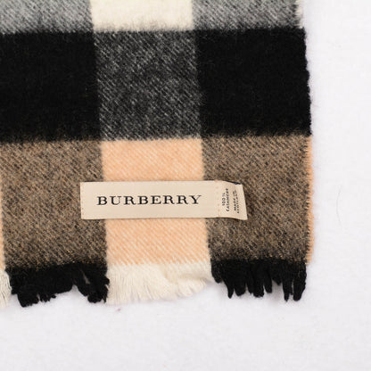 Burberry Cashmere Giant Exploded Check Scarf Camel 4 of 5
