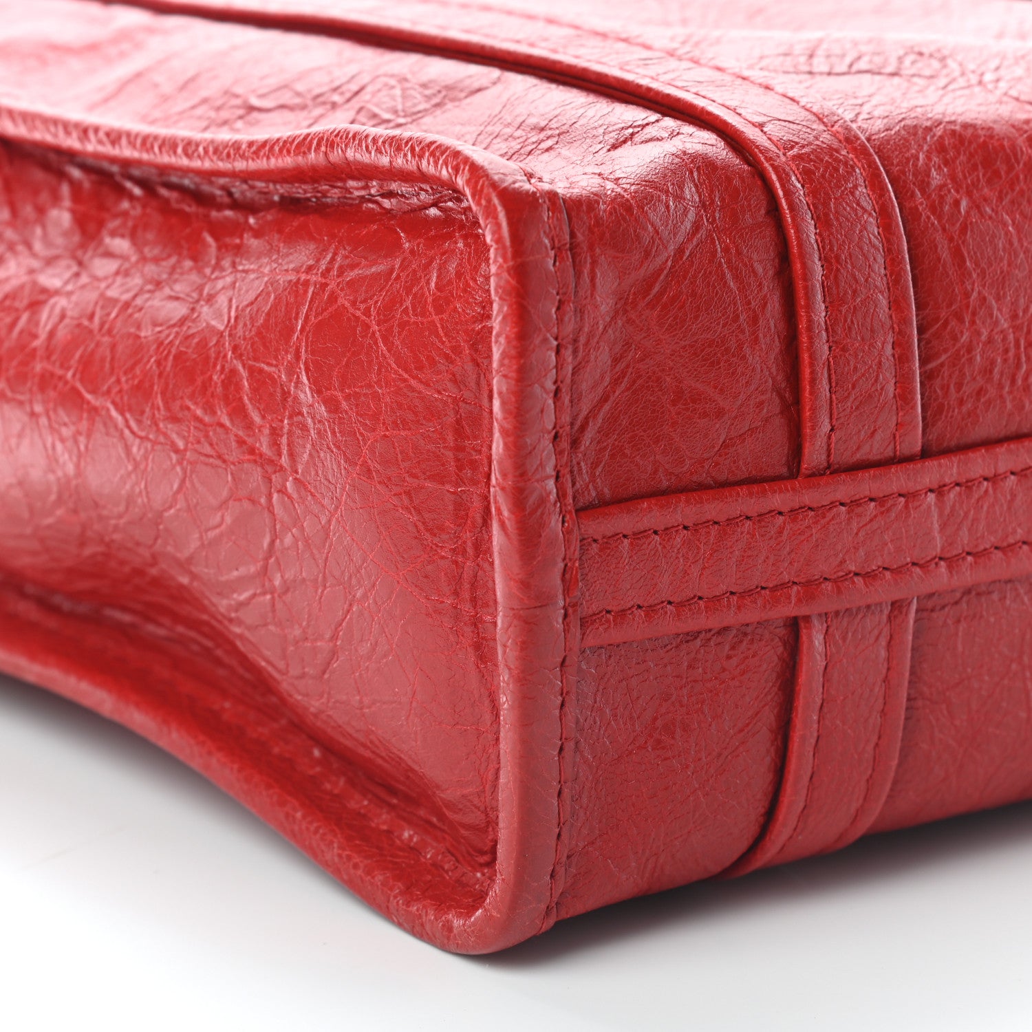 Balenciaga Agneau XS Bazar Shopper Tote Rouge Groseille 8 of 9