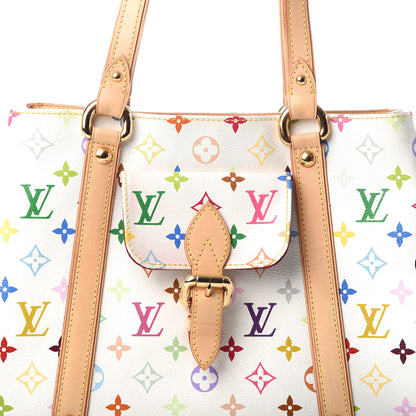 Louis Vuitton Monogram Multicolor Aurelia MM White 7 of 9