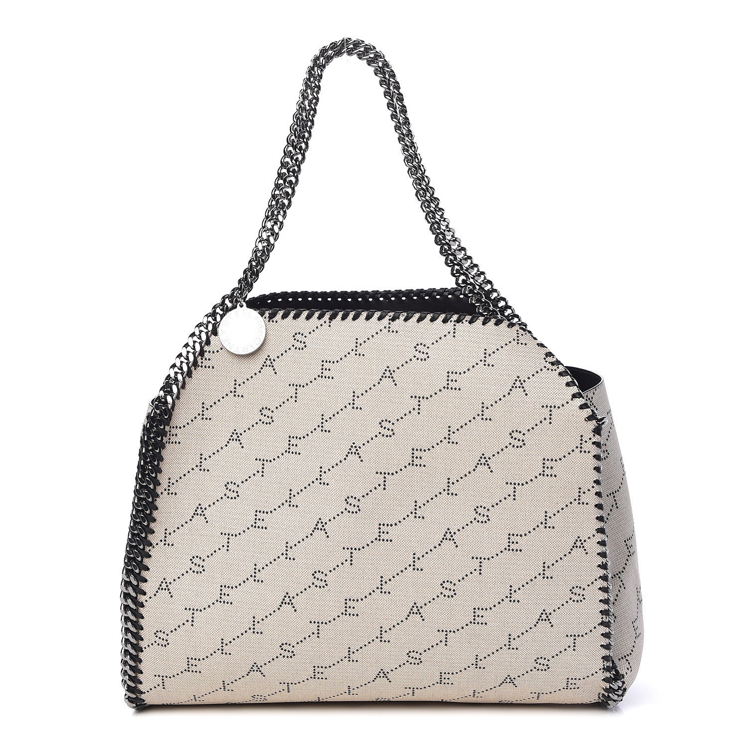 Stella McCartney Canvas Logo Falabella Reversible Tote Sand 4 of 19