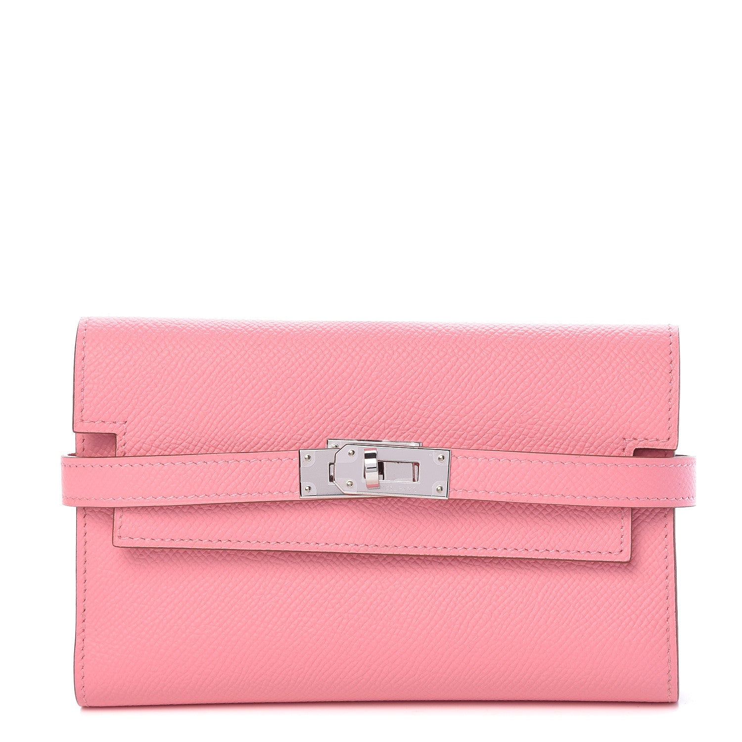Hermes Epsom Medium Kelly Wallet Rose Confetti 1 of 8