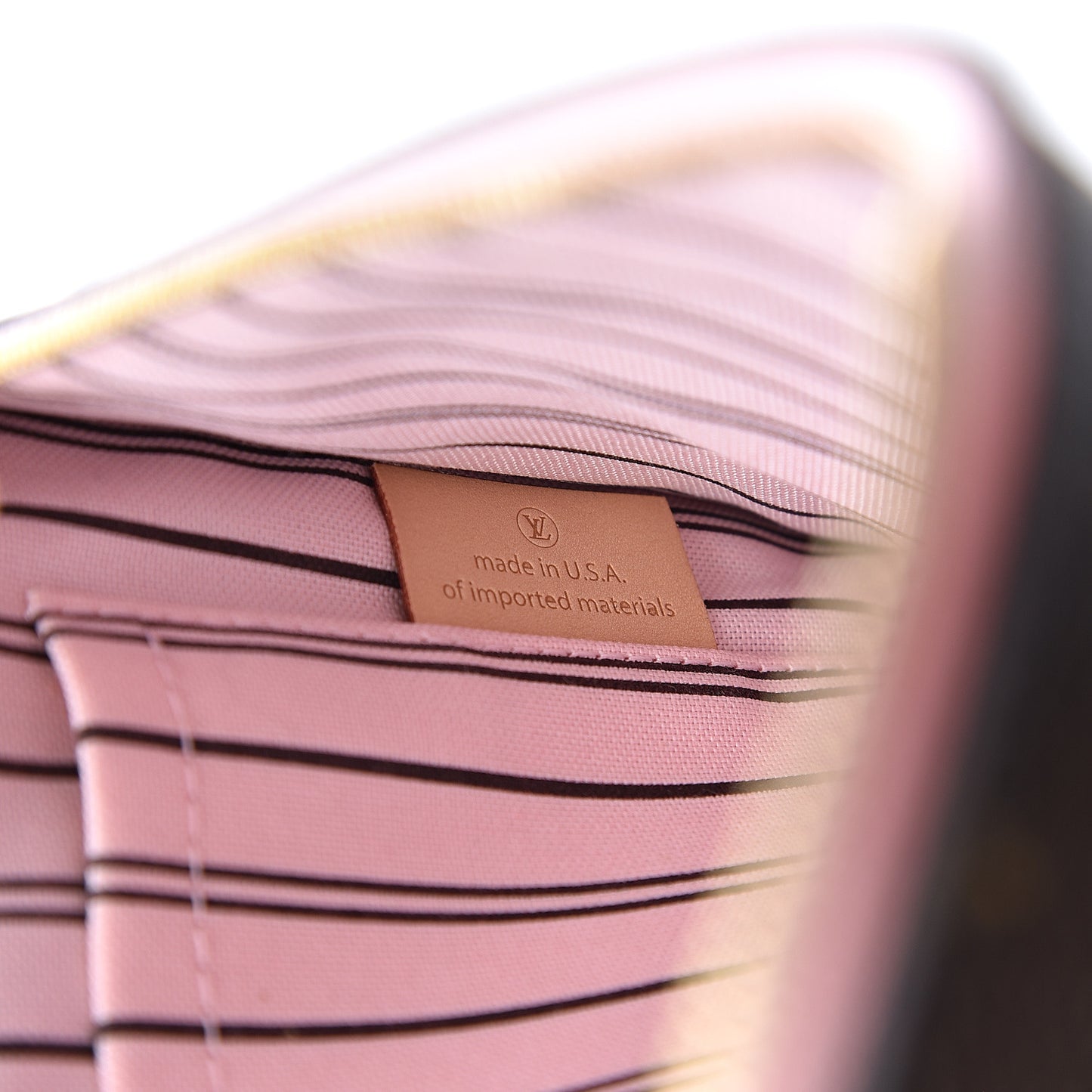 Monogram Neverfull MM GM Pochette Sugar Pink
