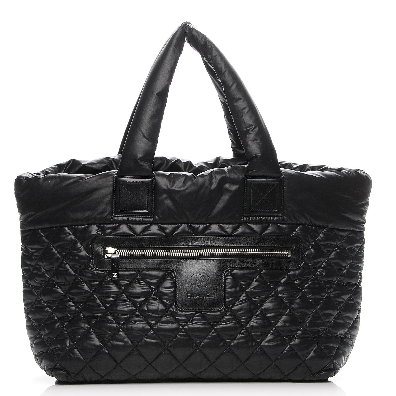 Chanel Nylon Quilted Large Coco Cocoon Tote Black 1 of 7