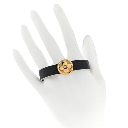 Louis Vuitton Epi Flower Bracelet 17 Black 2 of 7