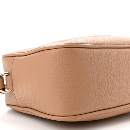 Gucci Pebbled Calfskin Small Soho Disco Bag Camelia 9 of 11