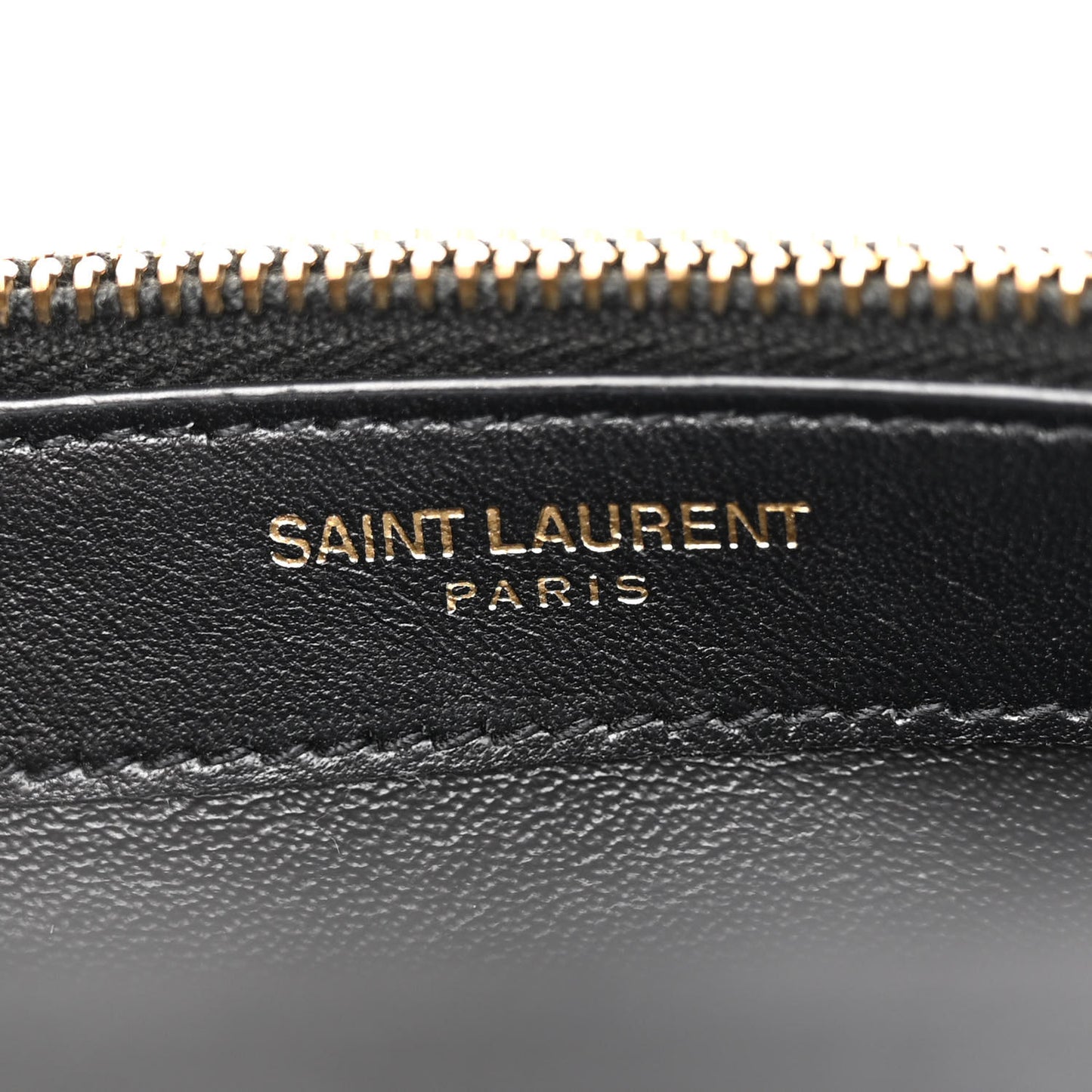 Laminated Calfskin Classic Monogram Kate Tassel Chain Wallet Green