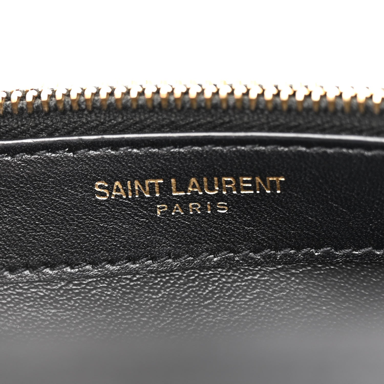 Saint Laurent Laminated Calfskin Classic Monogram Kate Tassel Chain Wallet Green 6 of 14
