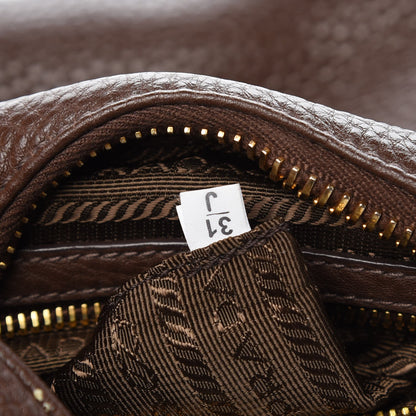 Prada Vitello Daino Hobo Cacao 7 of 10
