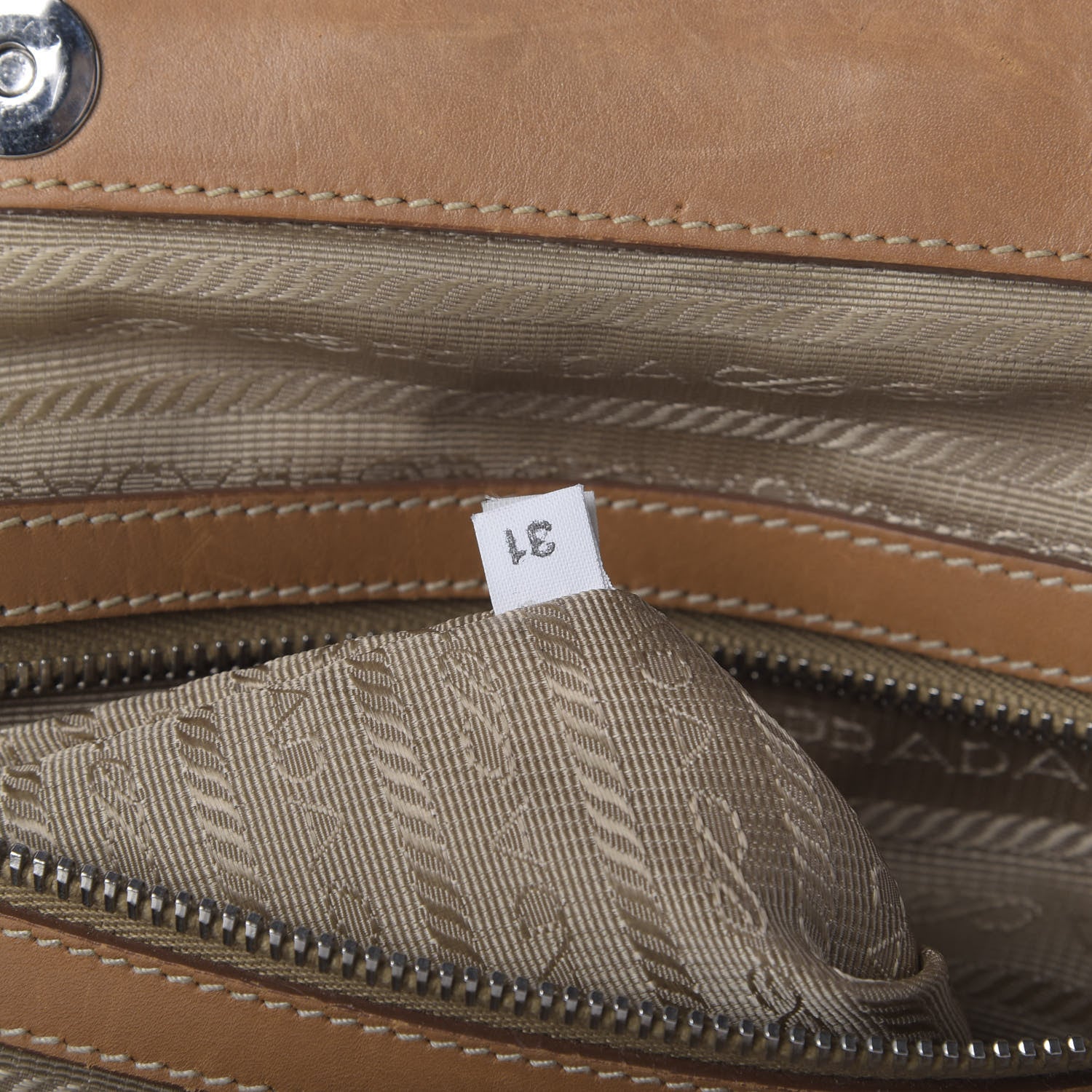 Prada Jacquard Logo Frame Shoulder Bag Corda 9 of 10