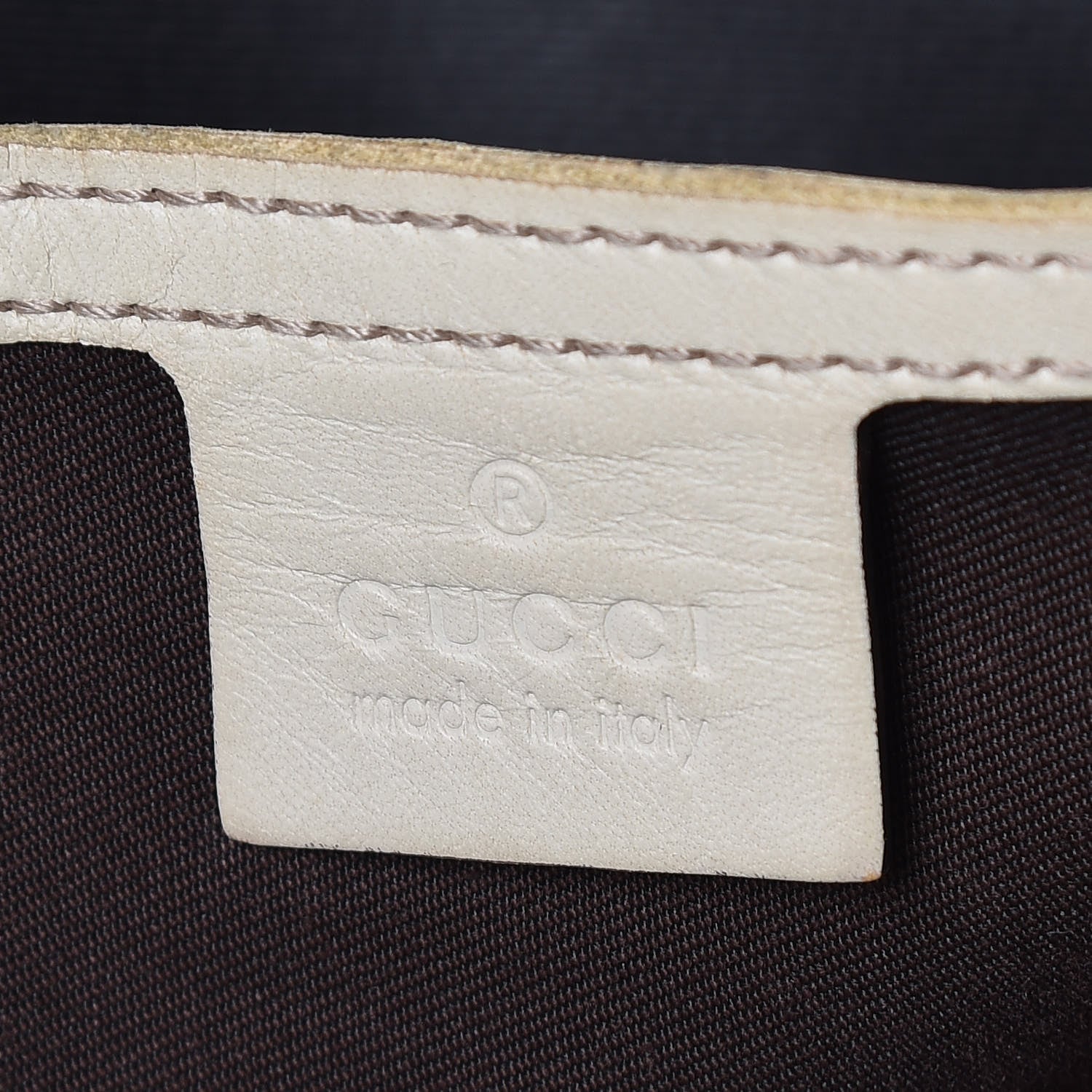 Gucci GG Supreme Monogram Large Zippered Shopping Tote Off White 6 of 20