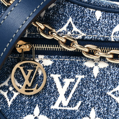 Louis Vuitton Monogram Jacquard Denim Loop Bleu 7 of 11