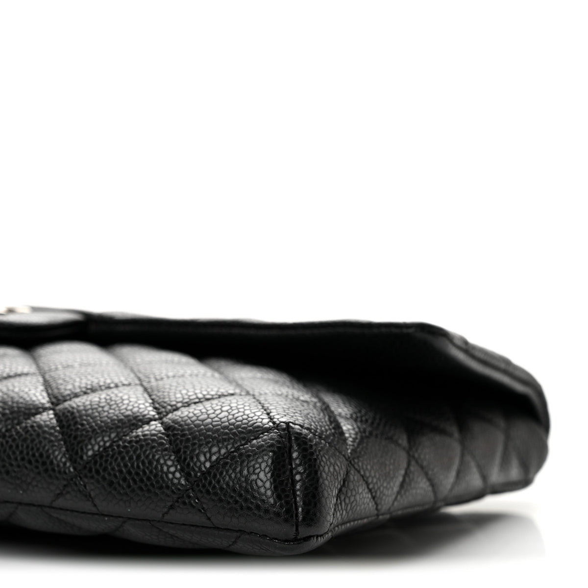 Chanel Caviar Quilted Flap Clutch Black 10 of 12