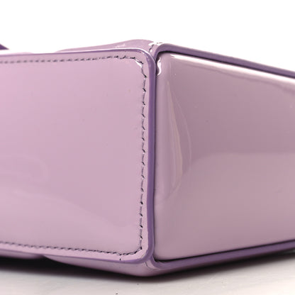 Givenchy Patent Padded Small Cut Out Shoulder Bag Lilac 10 of 10