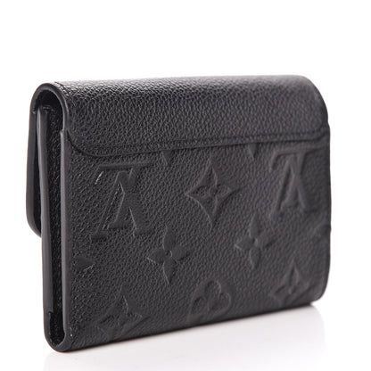 Louis Vuitton Empreinte Pont-Neuf Compact Wallet Black 3 of 7