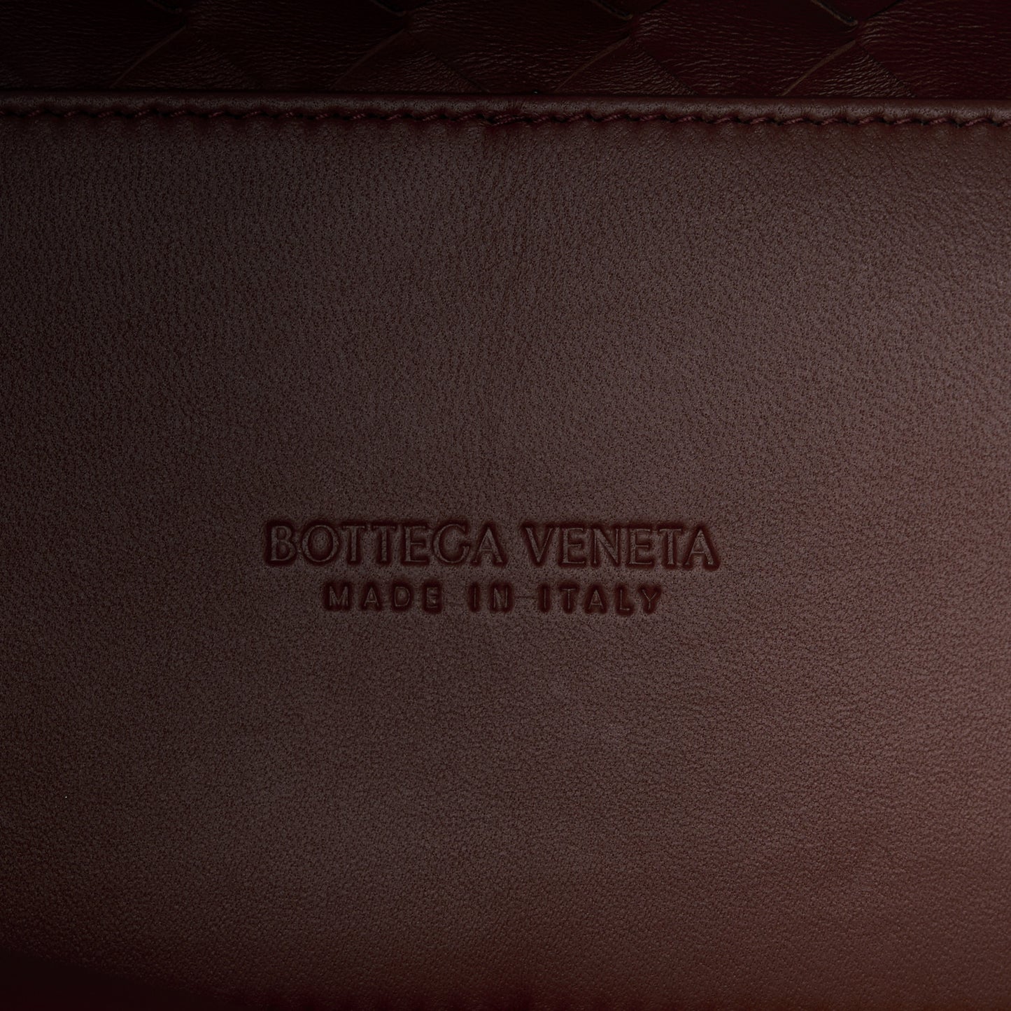 Nappa Intrecciato Small Andiamo Shoulder Bag Sapele