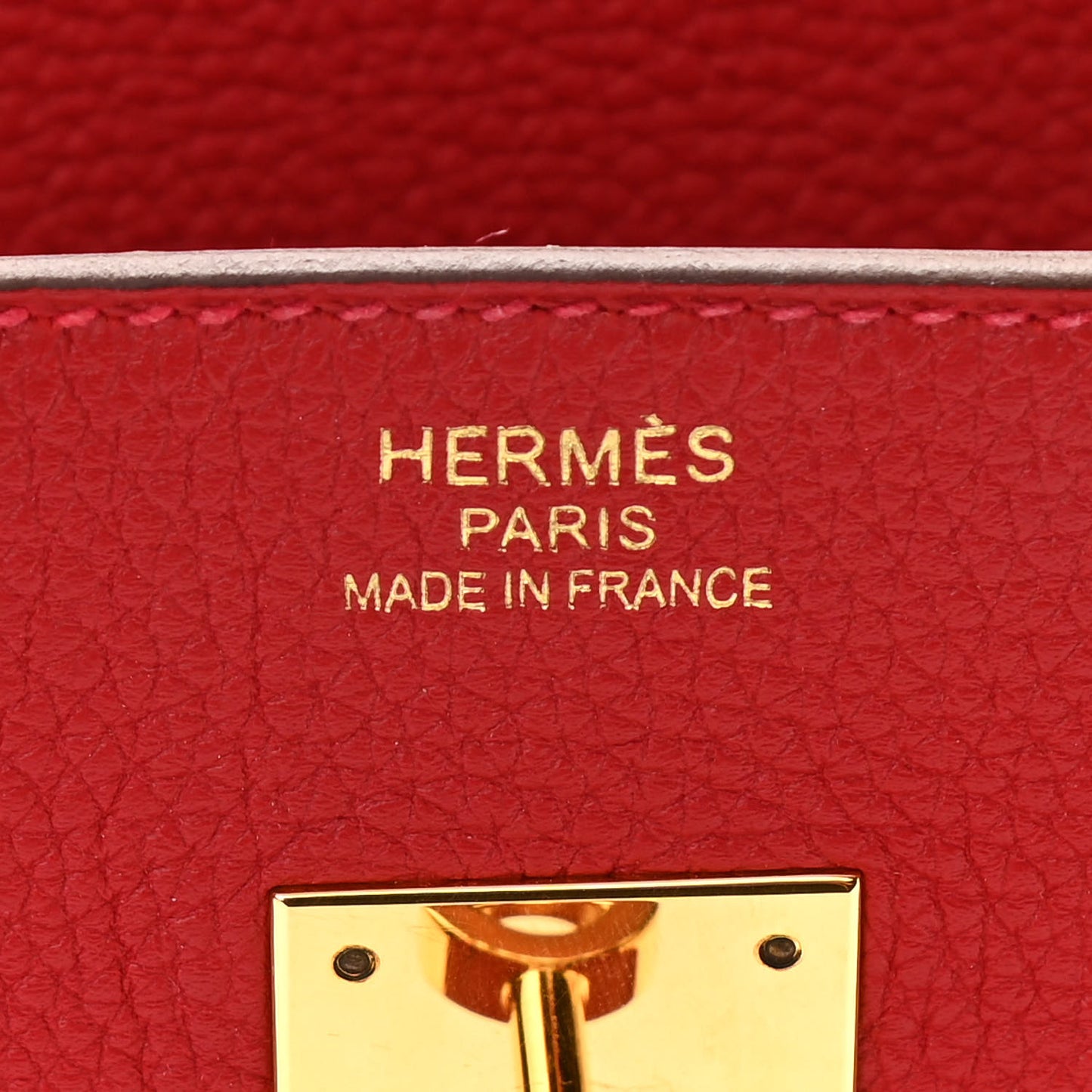 Togo Birkin 35 Rouge Casaque