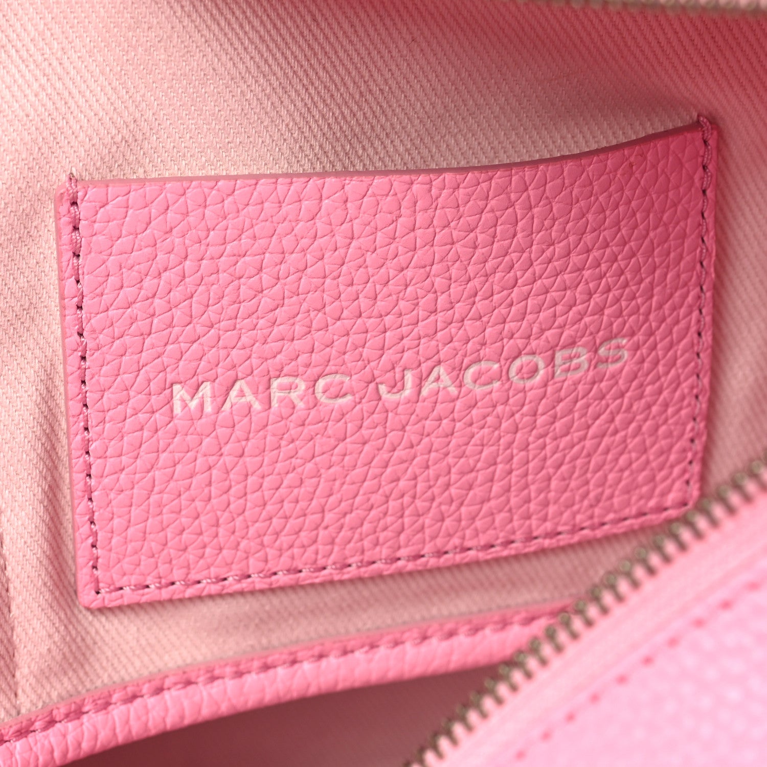 Marc Jacobs Grained Calfskin Medium The Tote Bag Candy Pink 6 of 9