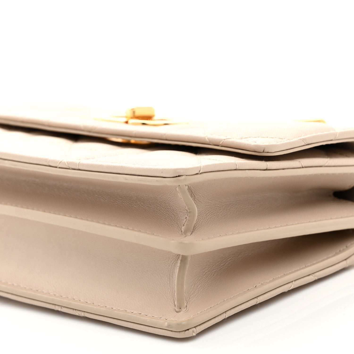 Christian Dior Lambskin Macrocannage Mini Miss Caro Bag Caramel Beige 10 of 10