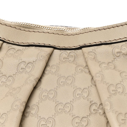 Gucci Guccissima Medium Sukey Hobo Off White 8 of 15