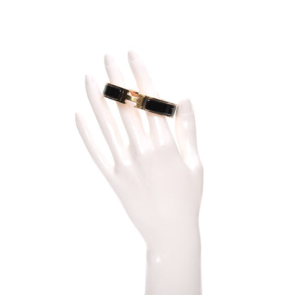 Hermes Enamel Narrow Clic Clac H Bracelet PM Black 2 of 6